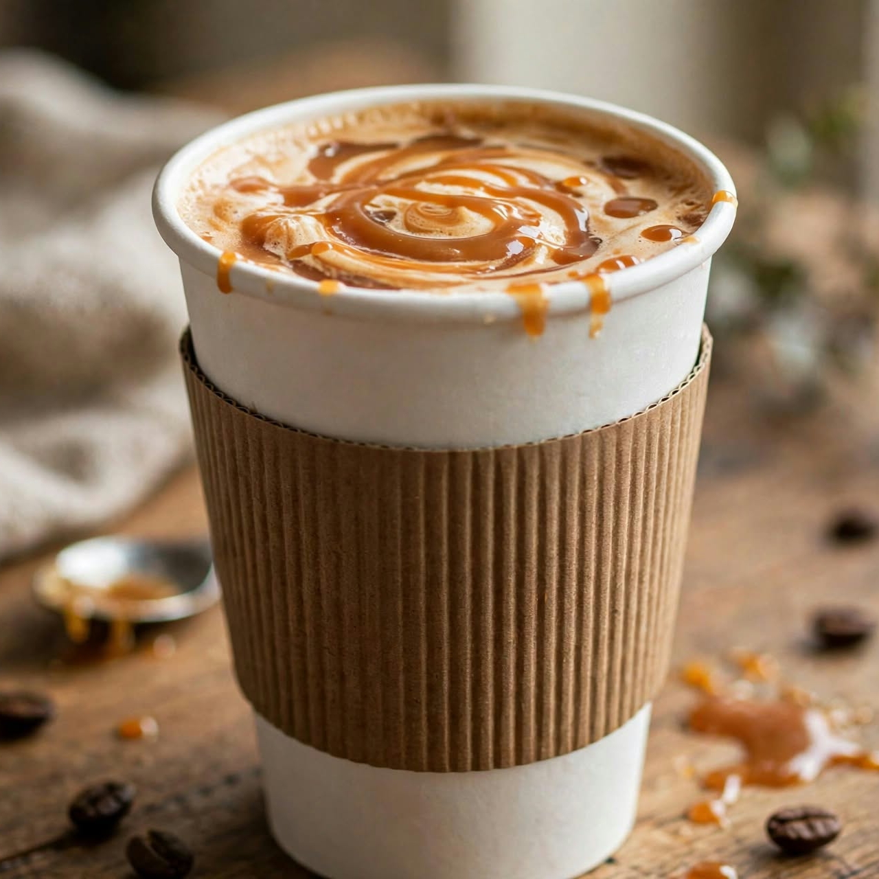 Café con Sabor a Caramelo Caliente