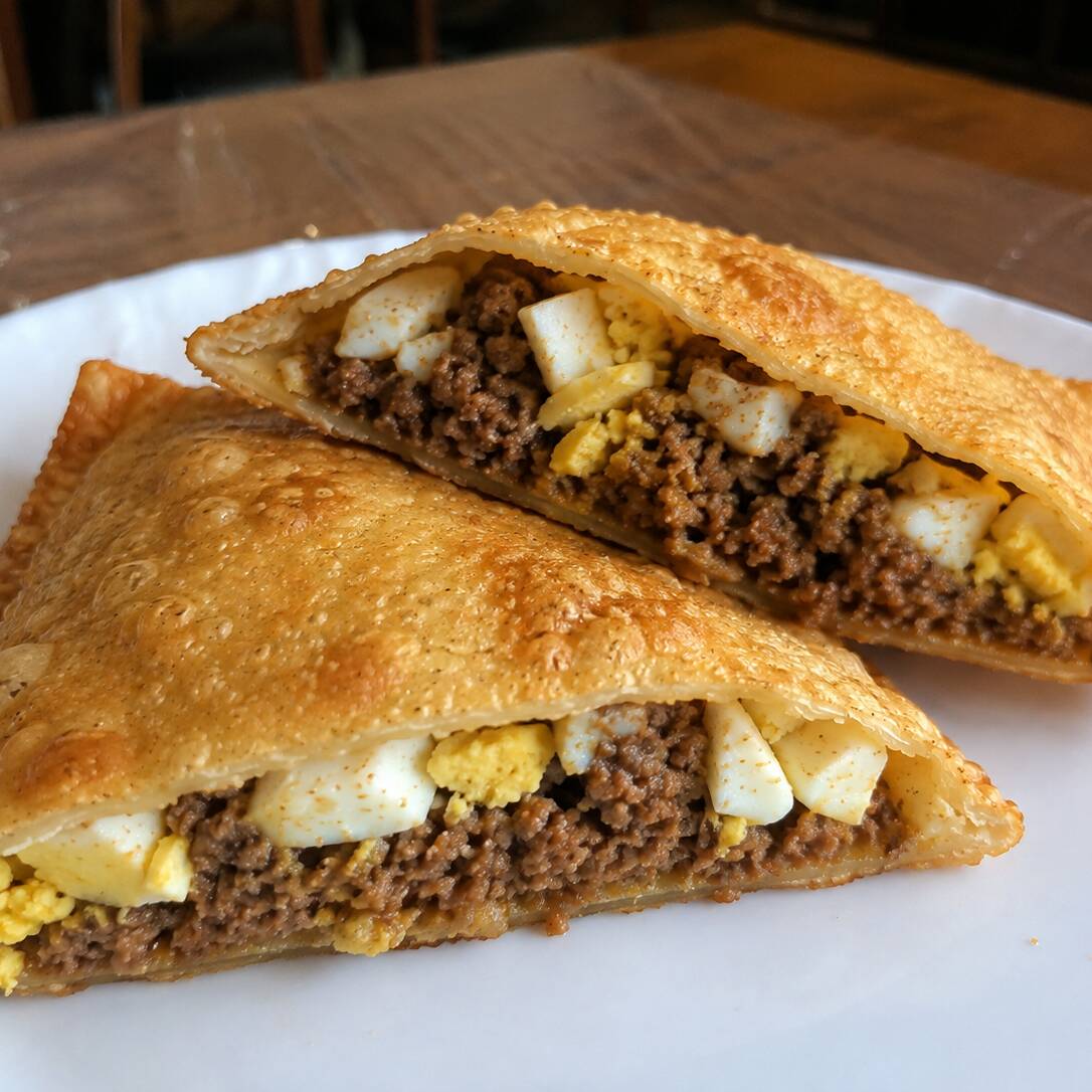 Carne moída bem temperada e suculenta, combinada com ovo, em um recheio saboroso e caprichado. Tudo envolvido em uma massa sequinha, crocante e douradinha. Um clássico irresistível do Pastel da Lana! 🤤