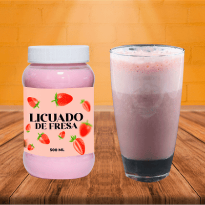 Licuado de Fresa 500 ml