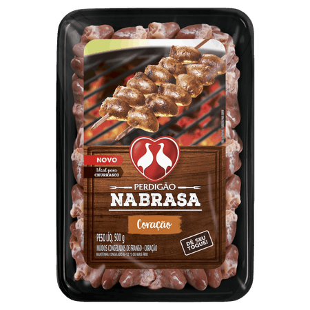 Coração na brasa- 500g - Congelado