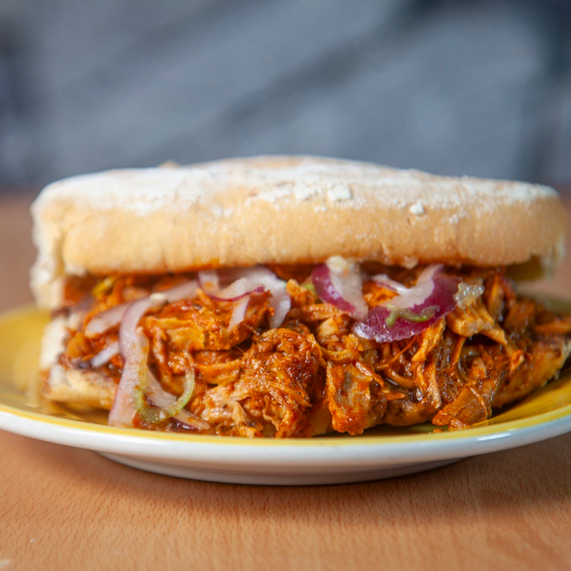 Torta de Cochinita Pibil