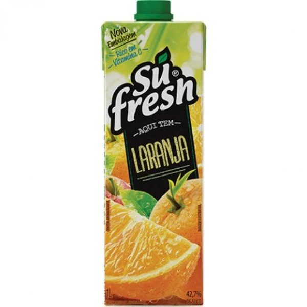 SUCO SUFRESH LARANJA 1 LITROS