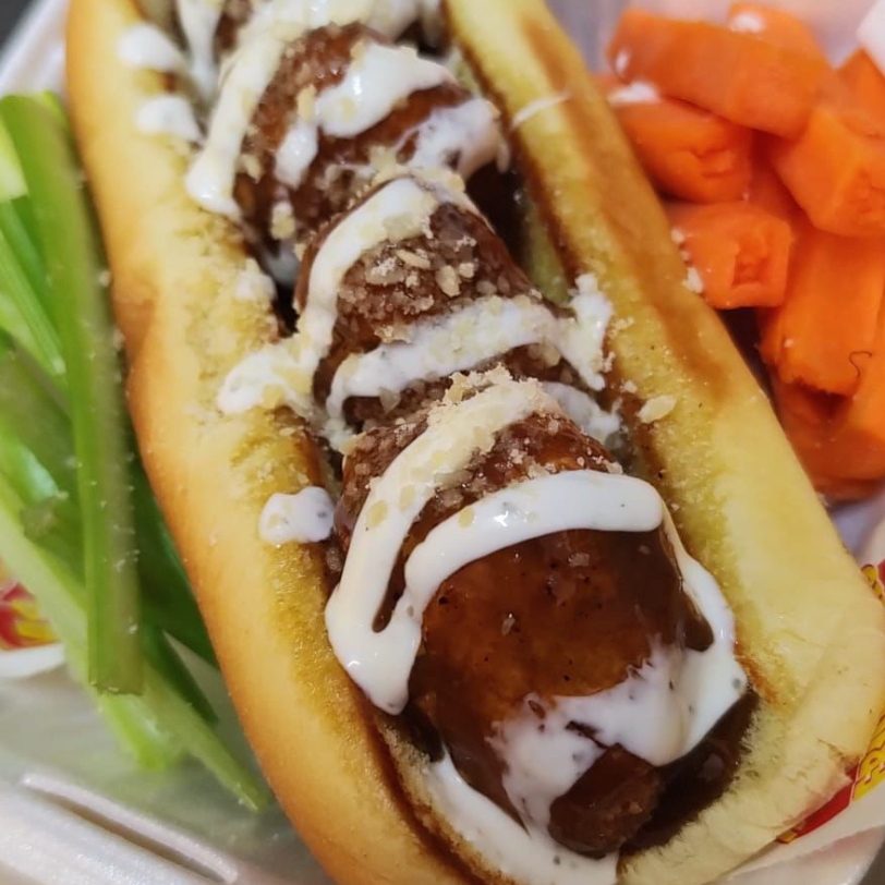 Hot dog de boneless