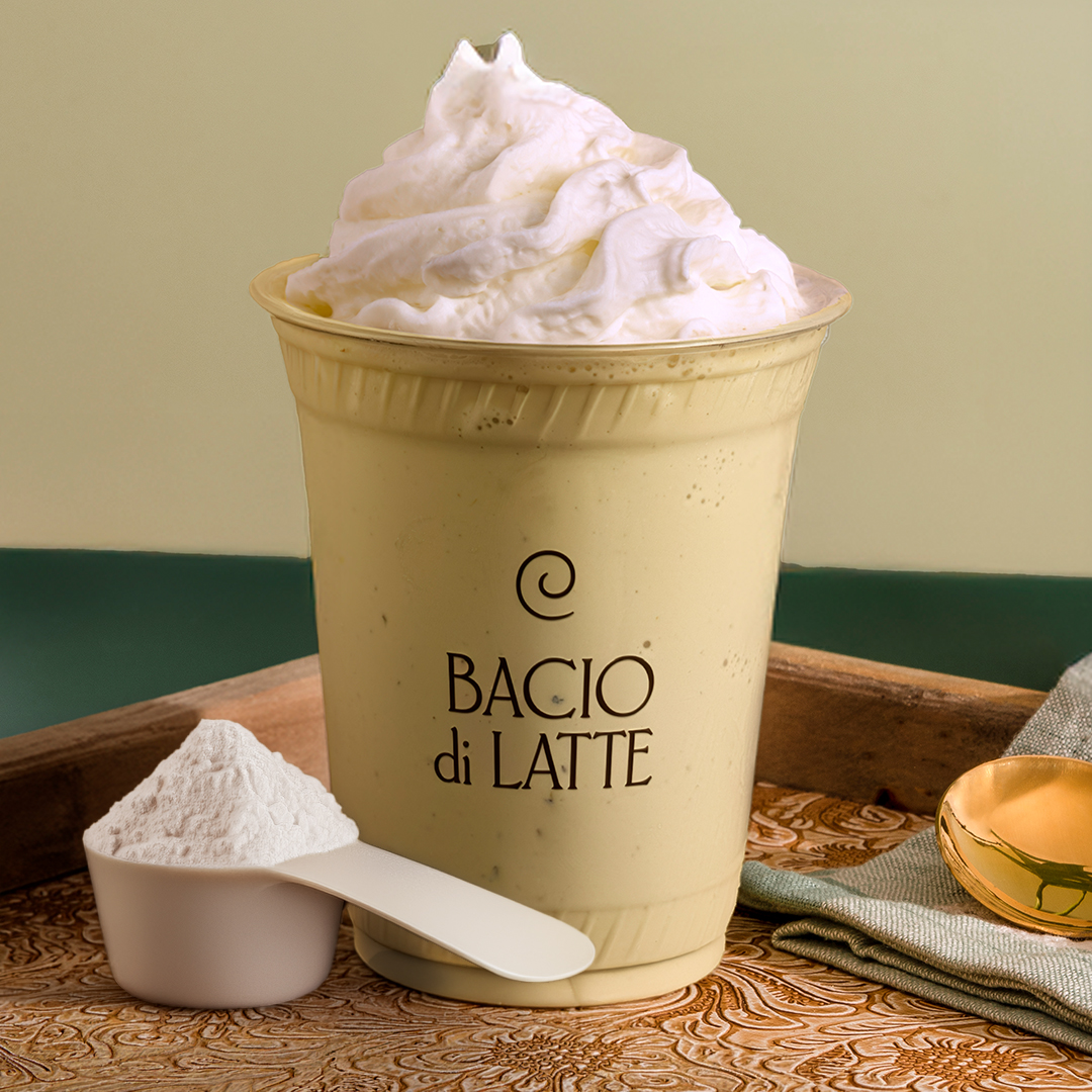 Gelato com leite batido 400mL + 20g de proteína adicionada. Escolha o seu sabor!