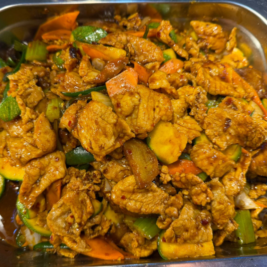 Bistek de puerco picante