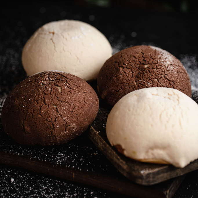 MINI PAN DULCE (CONCHA DE CHOCOLATE)