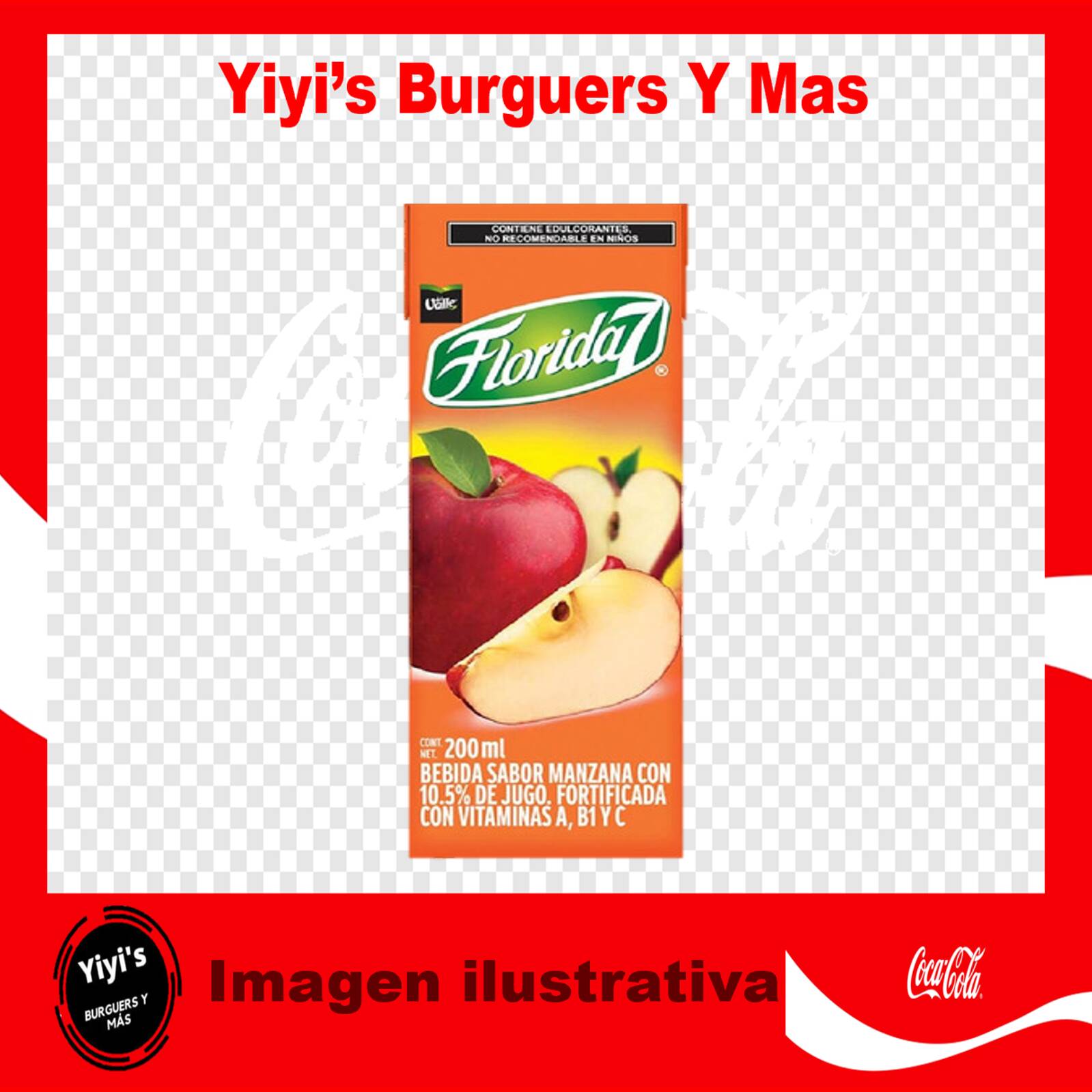 Florida 7 Sabor Manzana 200 Ml