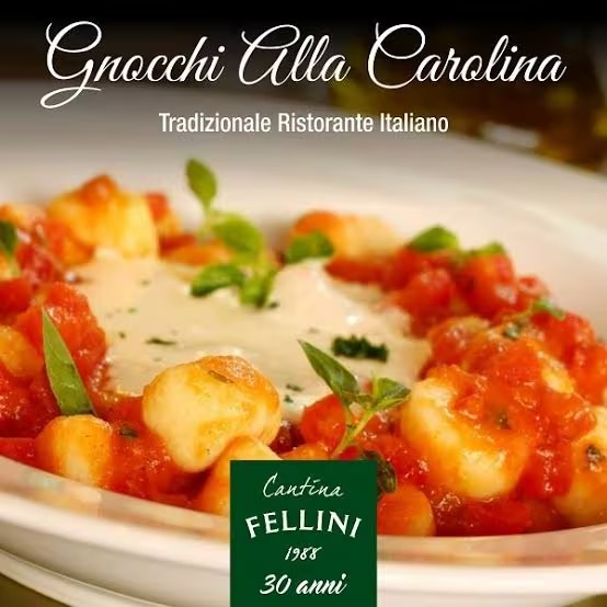 Molho napolitano, molho branco e ao sugo, manjericão, calabresa, Catupiry, muçarela e gratinado com parmesão