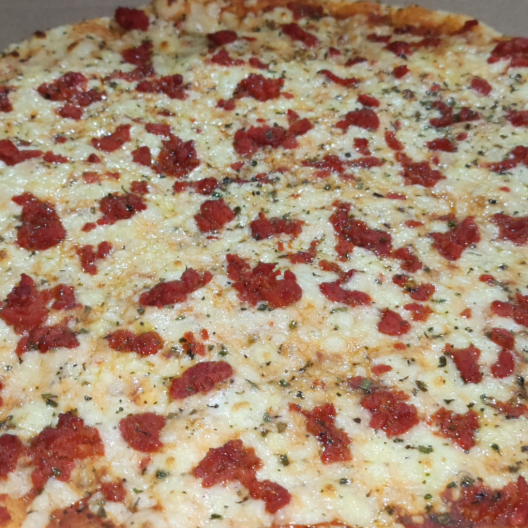 Rebanada rellena de queso ,Chorizo