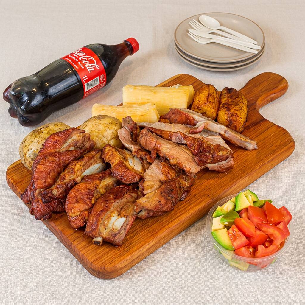 Combo Carne 200g y Costilla 200 g (3 personas)