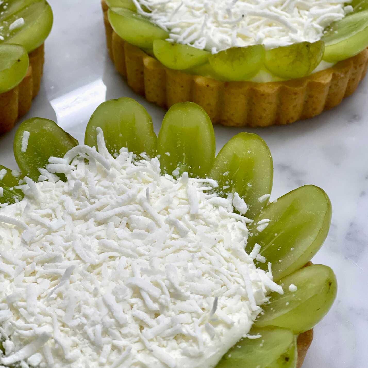 Pie de Uvas & coco