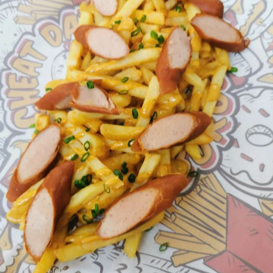 Fries Hot Dog