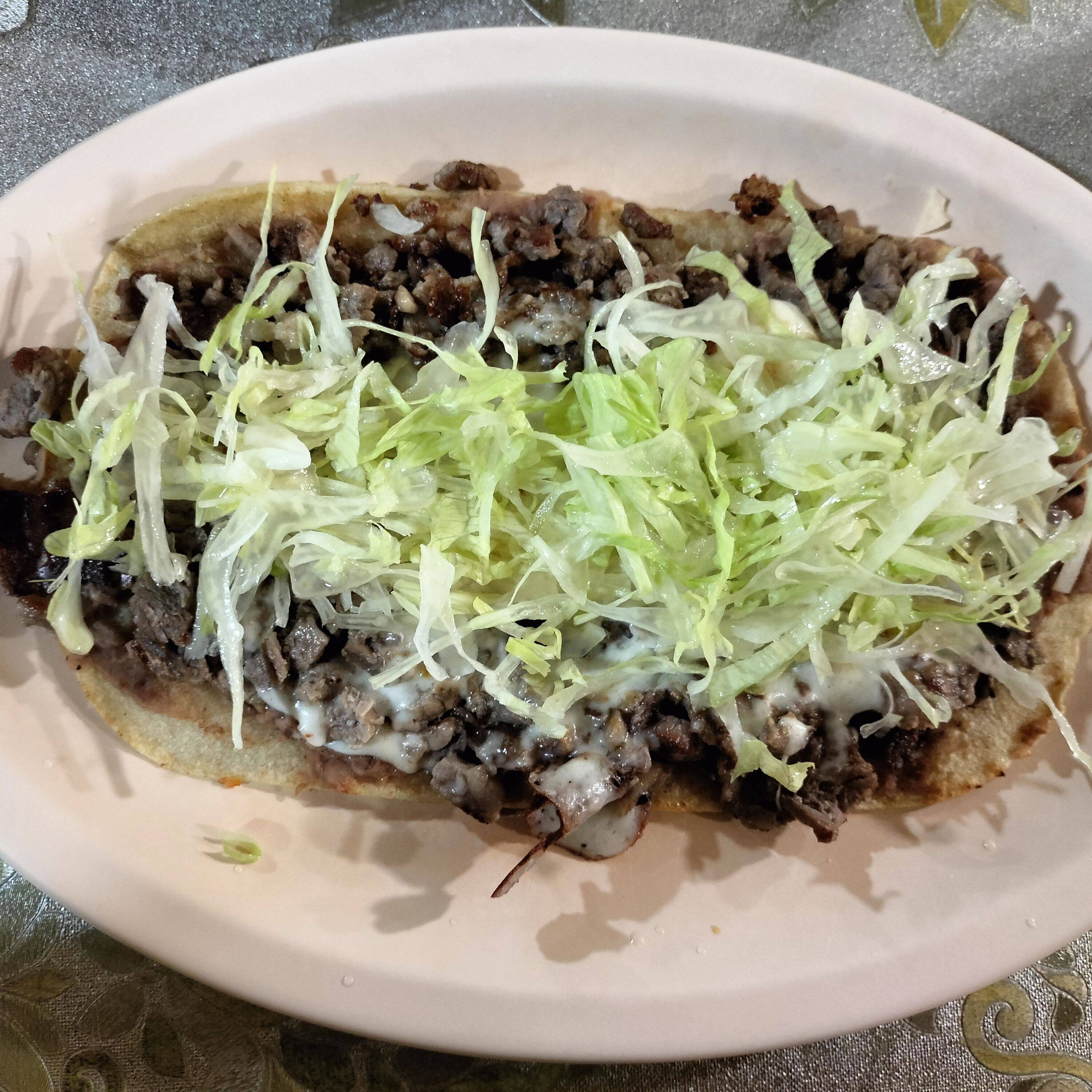 Huarache de Chuleta