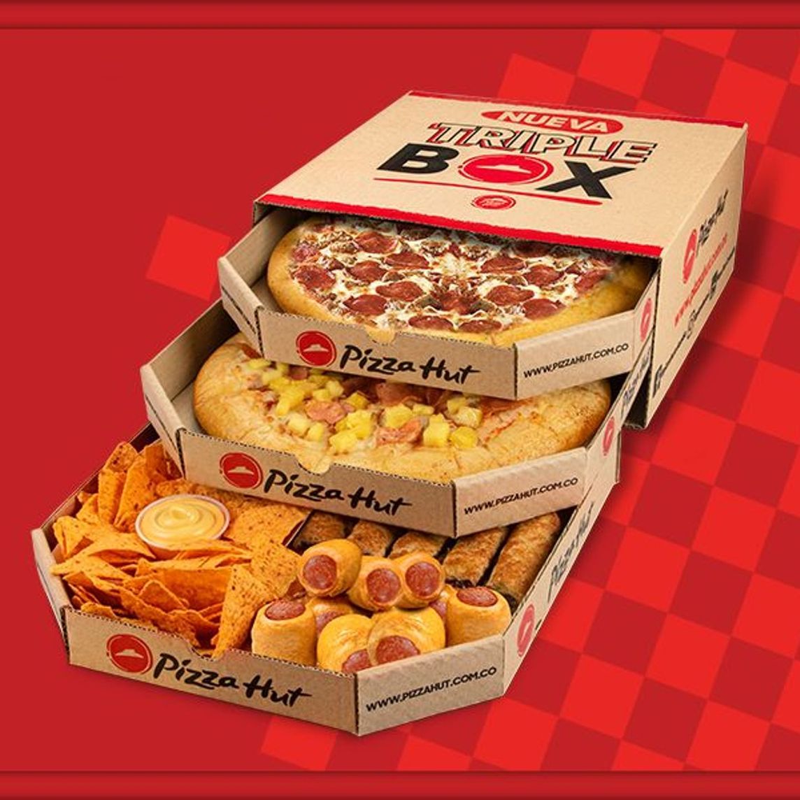 Triple Box 2 Medianas 2 Ing + Complementos