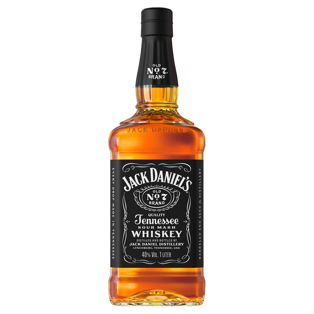 Copo 700ml com gelo de coco + 2 doses de jack daniels + monster tradicional