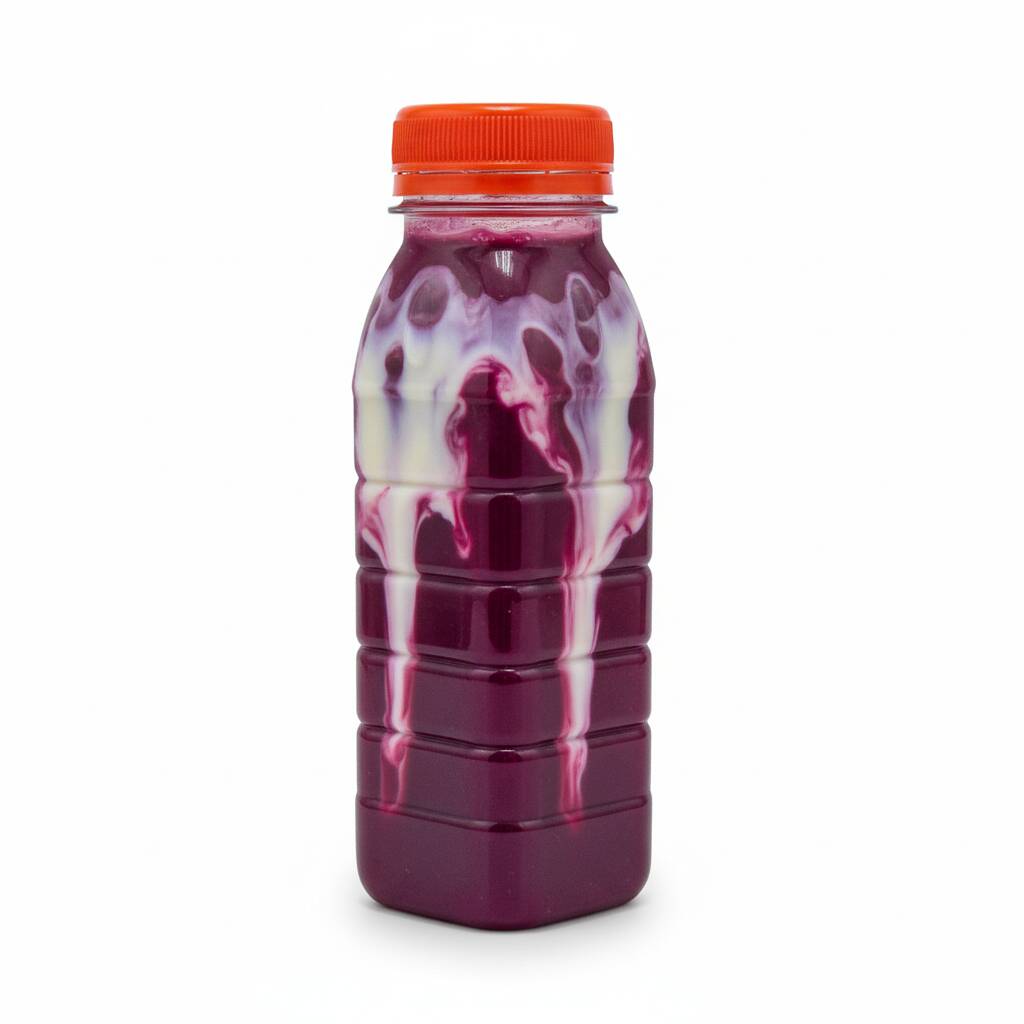 Creme de Açaí + Leite Condensado + Leite em Pó + Canudinho