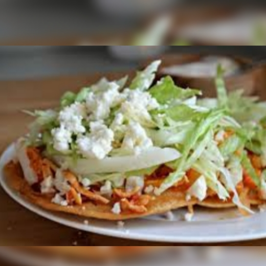 Tostada de Tinga