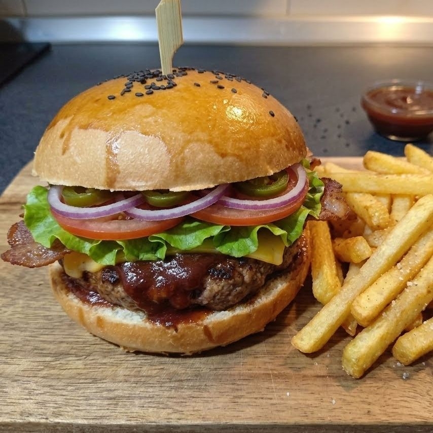 Hambur BBQ C Papas