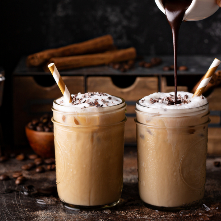 Bebida helada con cafe