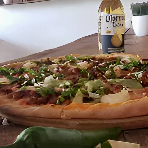 Pizza Pastor con Piña
