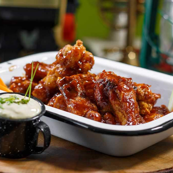 10 Alitas Sabor BBQ