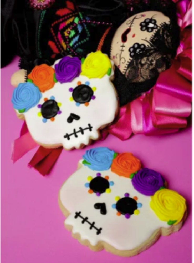 Catrina con flores