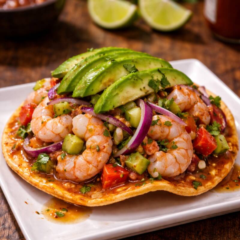 TOSTADA CEVICHE CAMARÓN 90gr