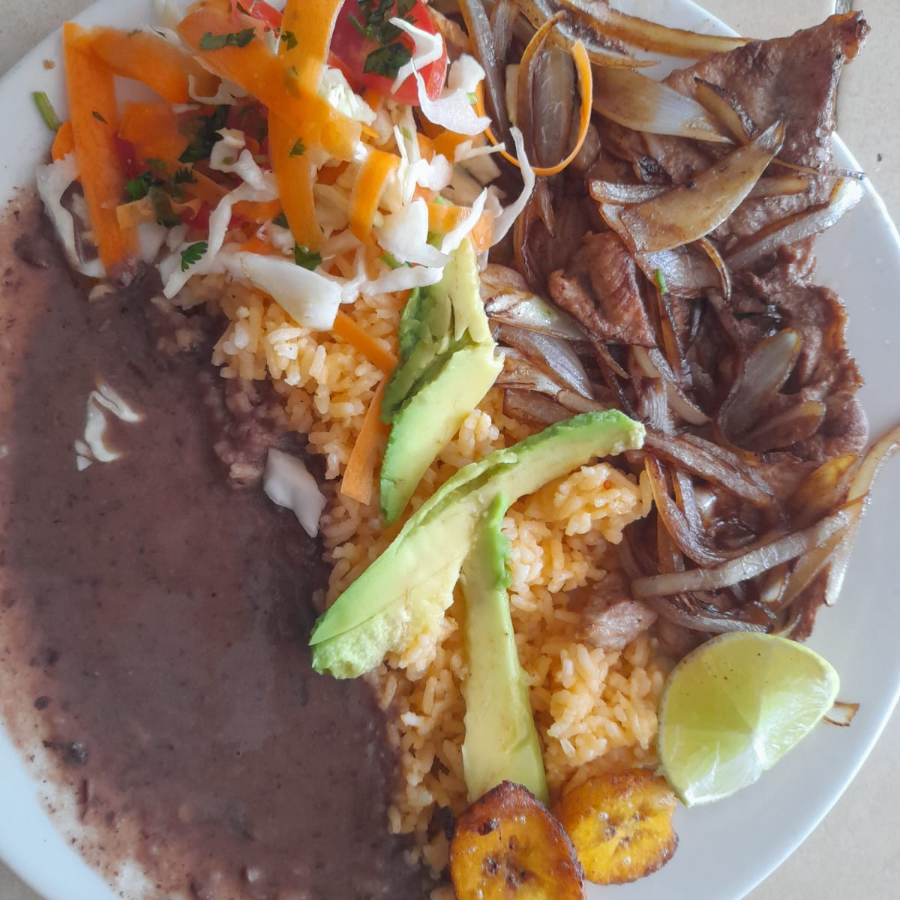 Bisteces Encebollado