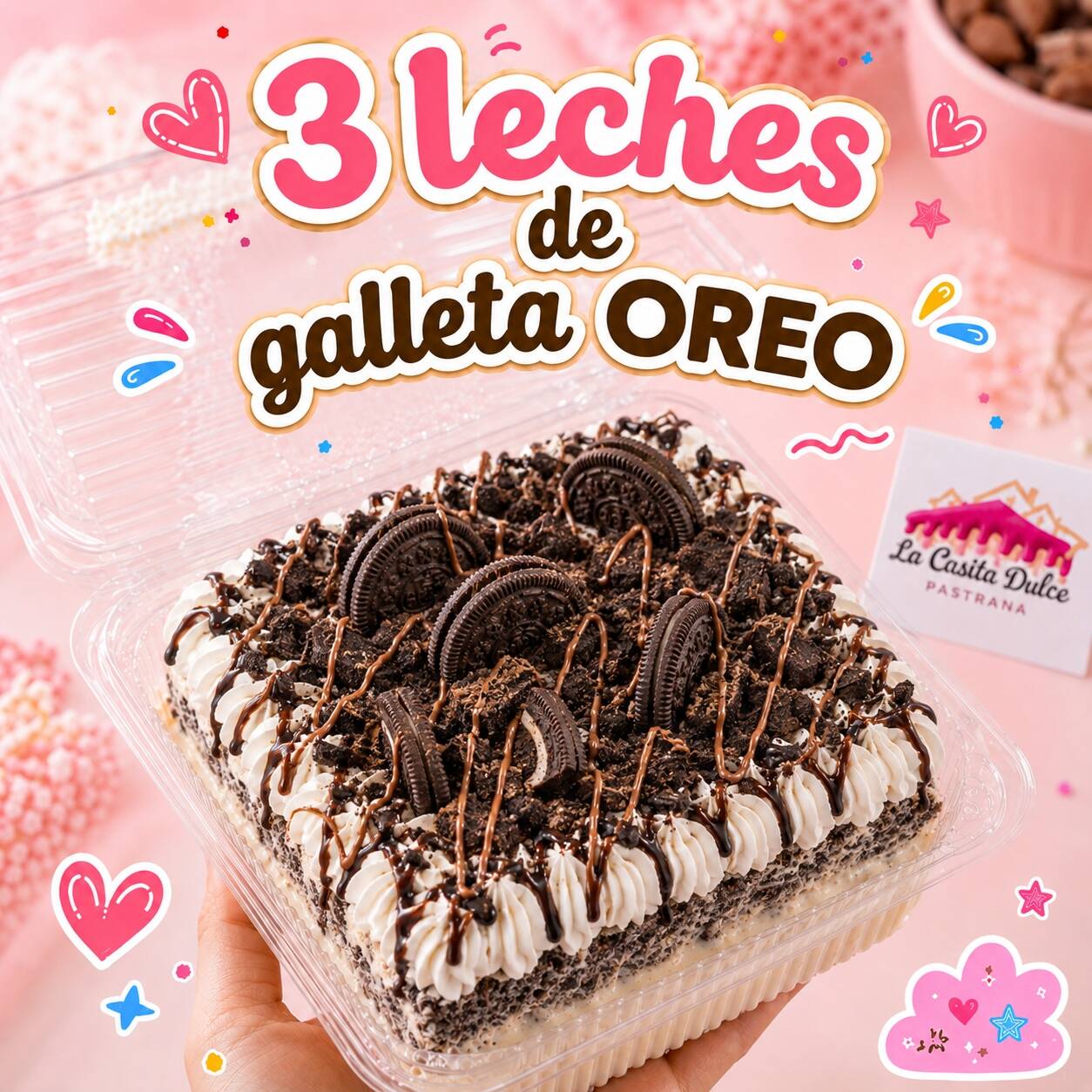 3 LECHES GALLETA OREO