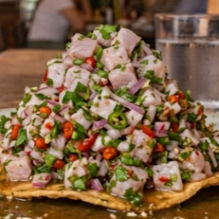 Tostada de Pescado