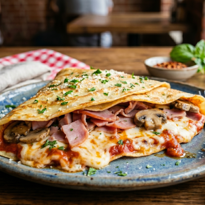 Crepa Salada Champiñones