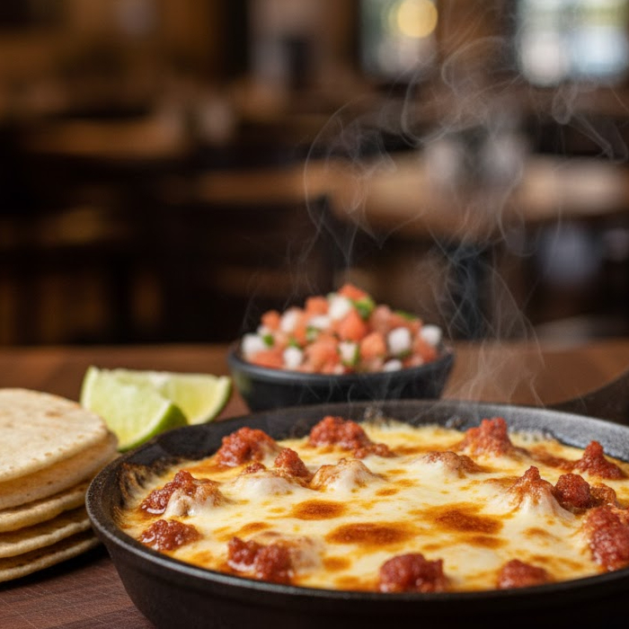 Queso con chorizo