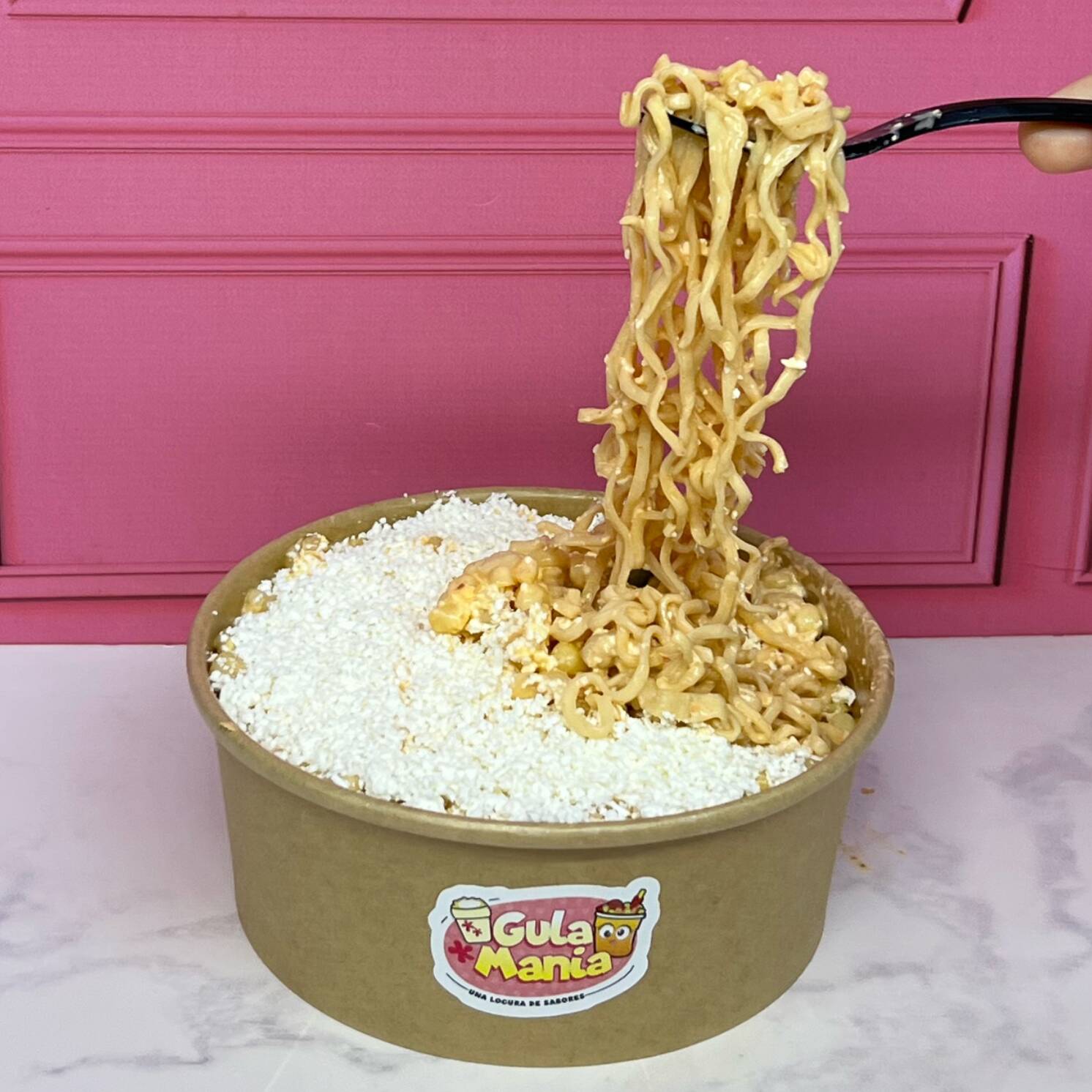 Maruchan con Elote