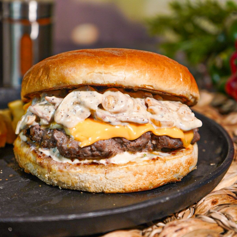 Hamburguesa Gourmet + Papas Fritas