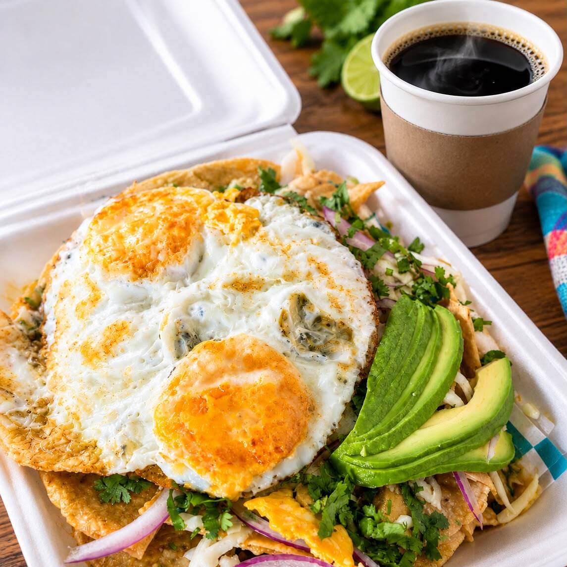 Chilaquiles + Café GRATIS