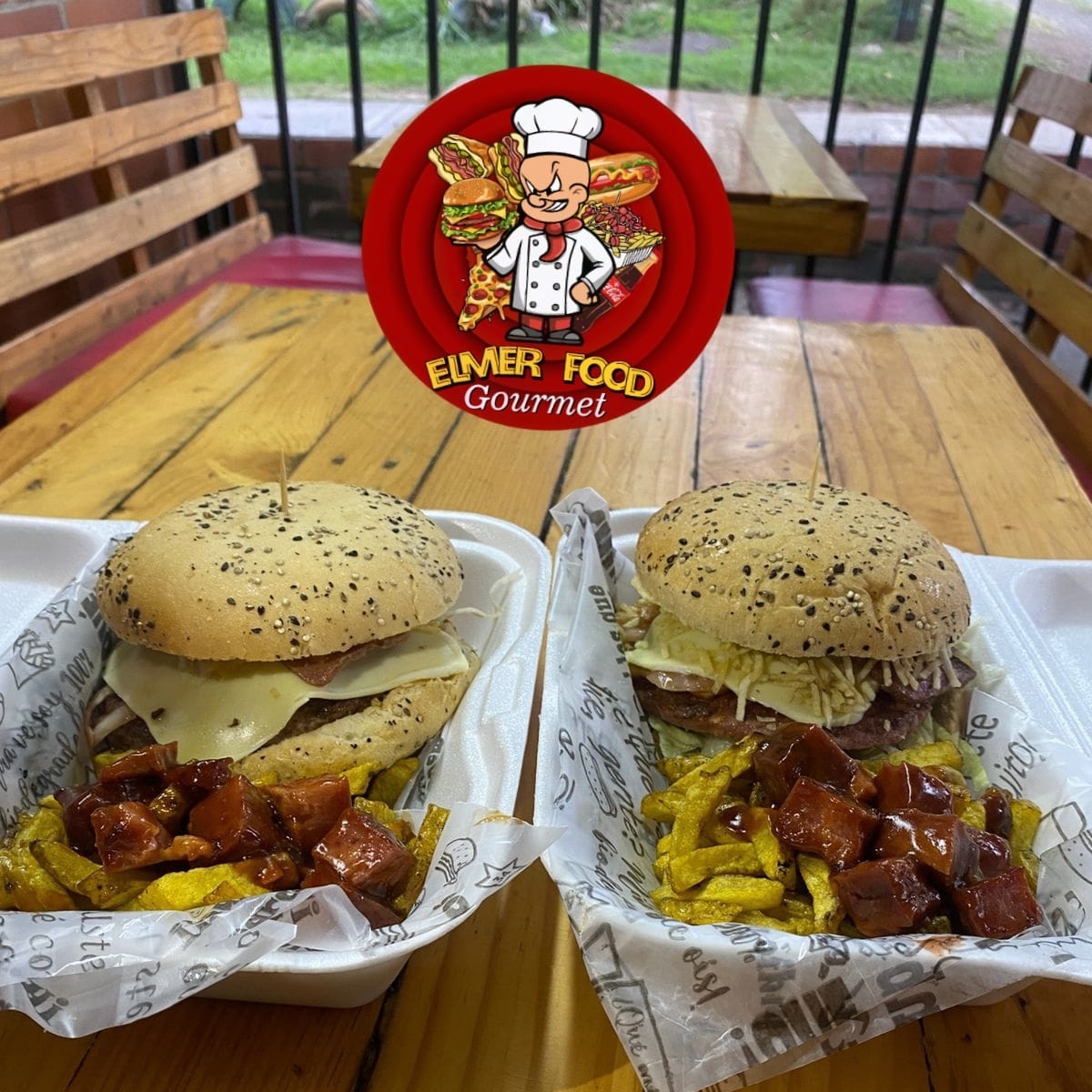 2 X 1 Burguer BBQ + CostiPapas⭐⭐⭐