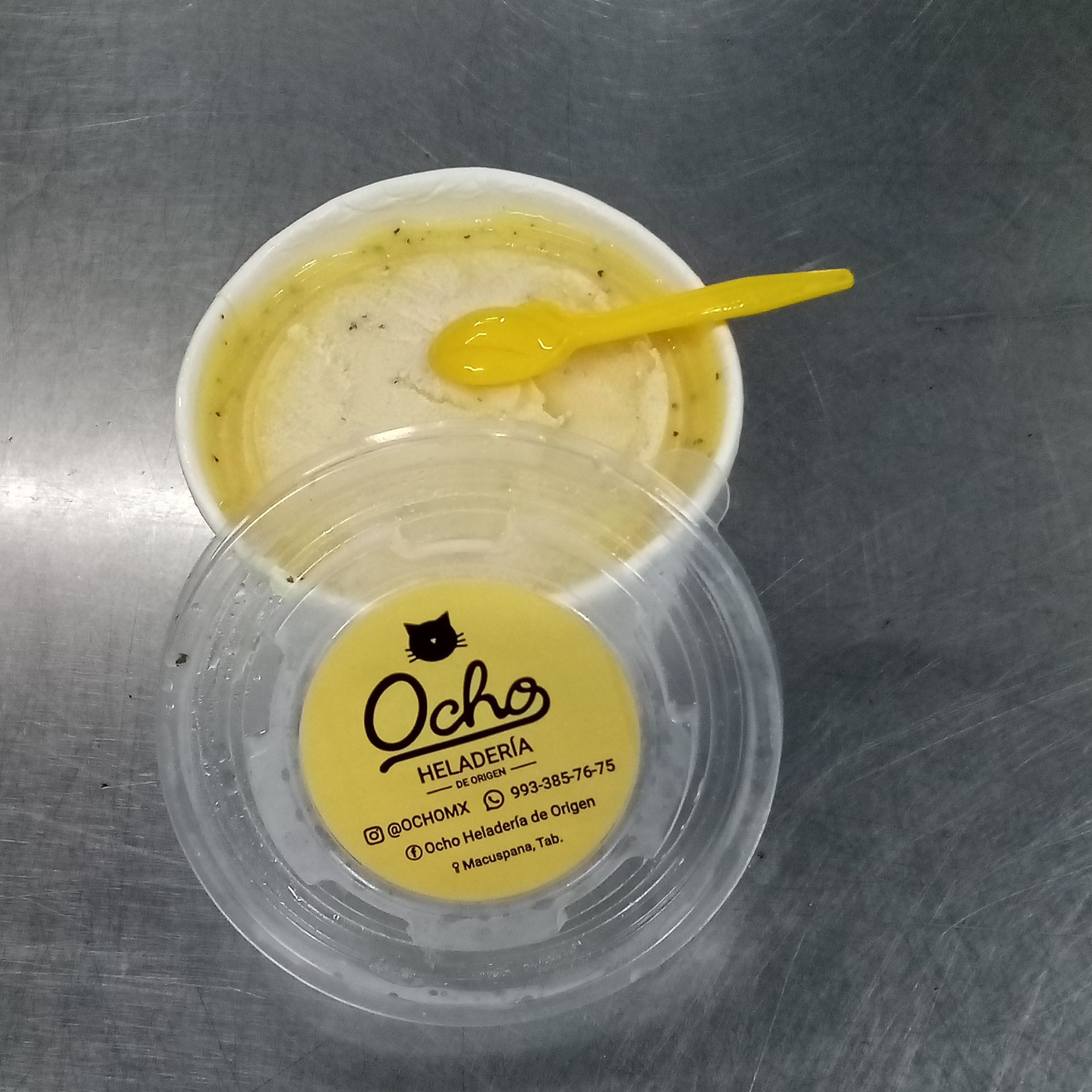 Helado de maracuya