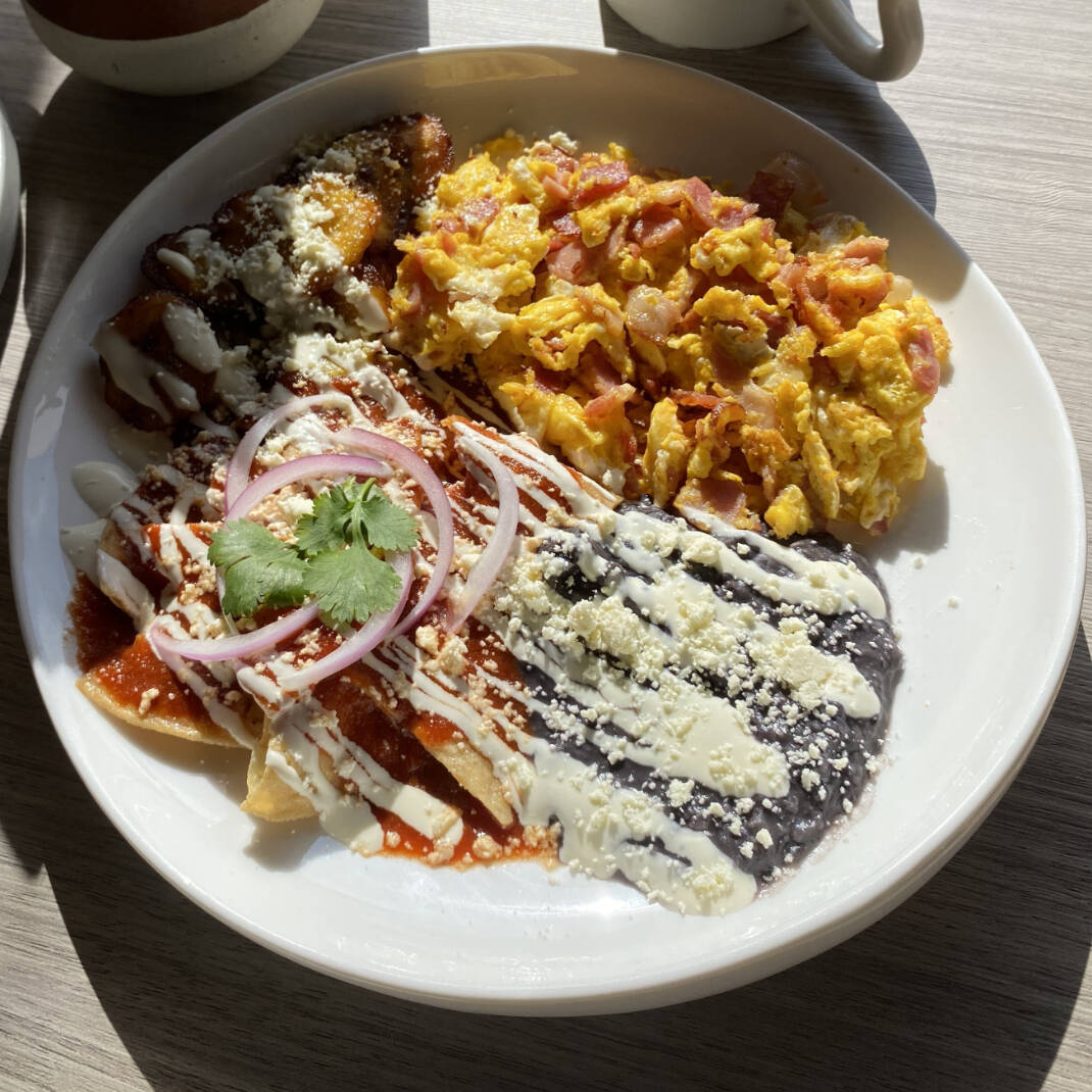 Huevos con chorizo