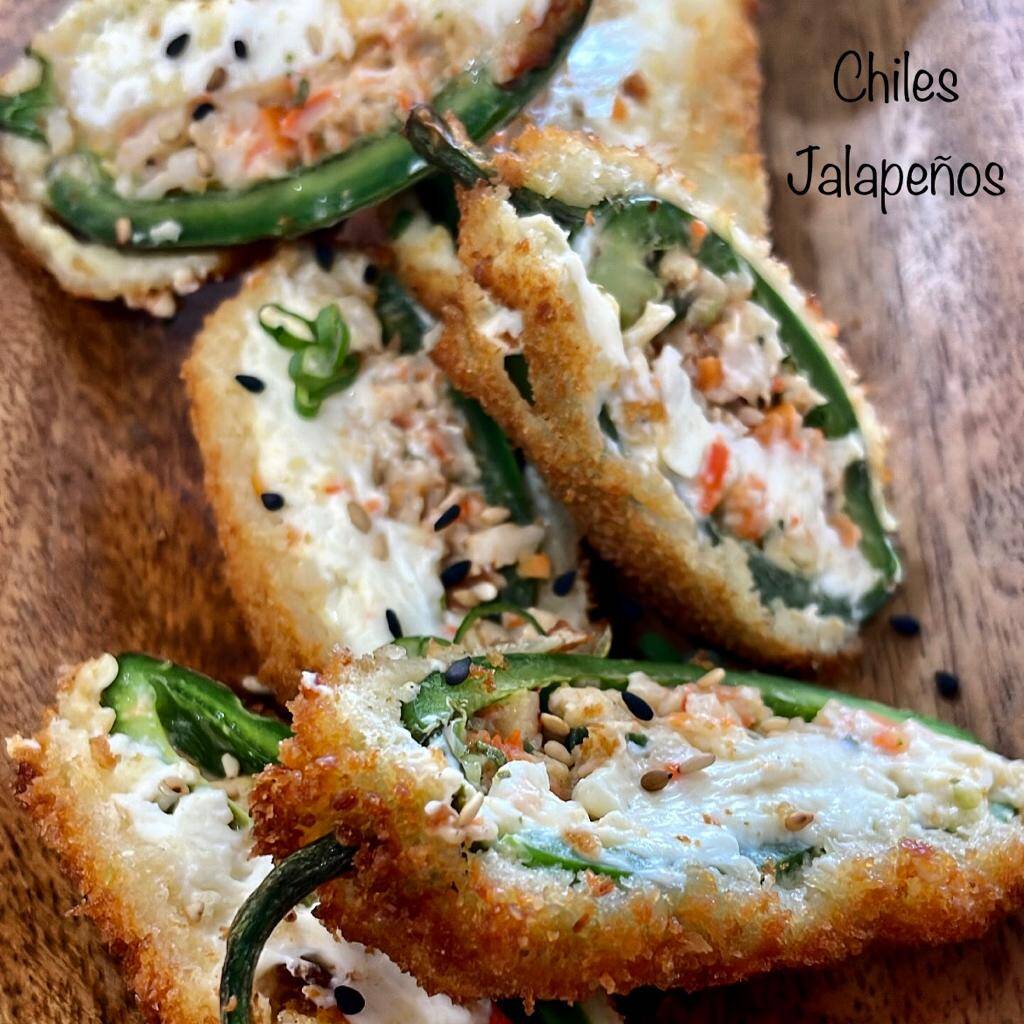 Chiles jalapeños empanizados