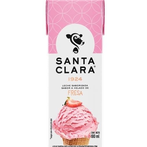 Leche Santa Clara de Fresa (180 ML)