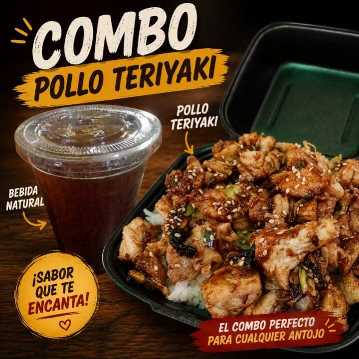 COMBO TERIYAKI + TE HELADO