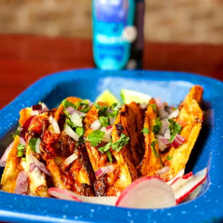 Quesataco de Barbacoa Marlín 4 Piezas