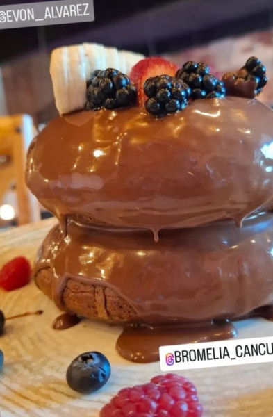 Hotcakes de chocolate
