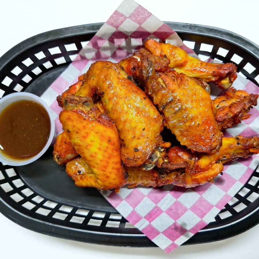 10 Alitas con Bbq