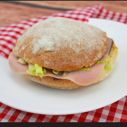 Pambazo de jamón
