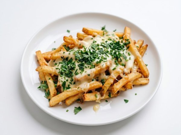 Papas con Salsa Blanca