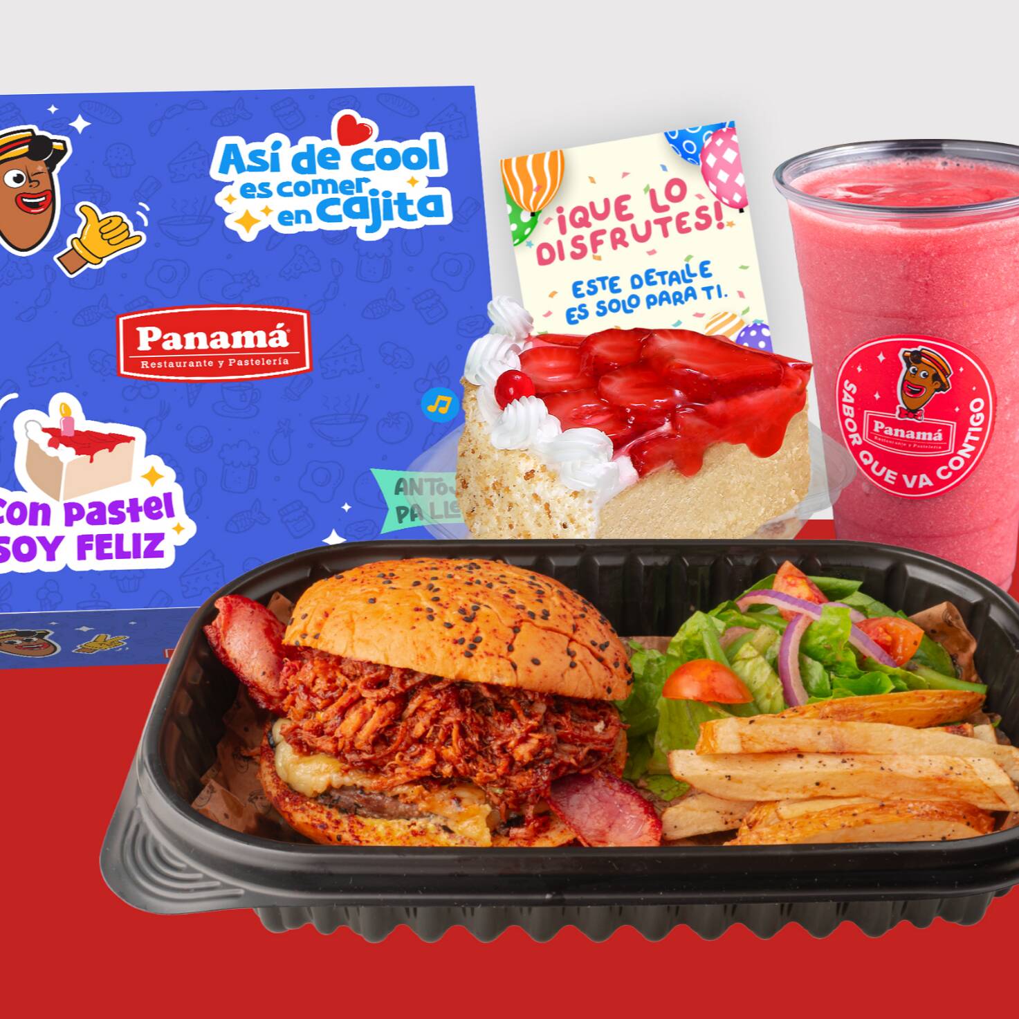 Panabox para Celebrar Comida