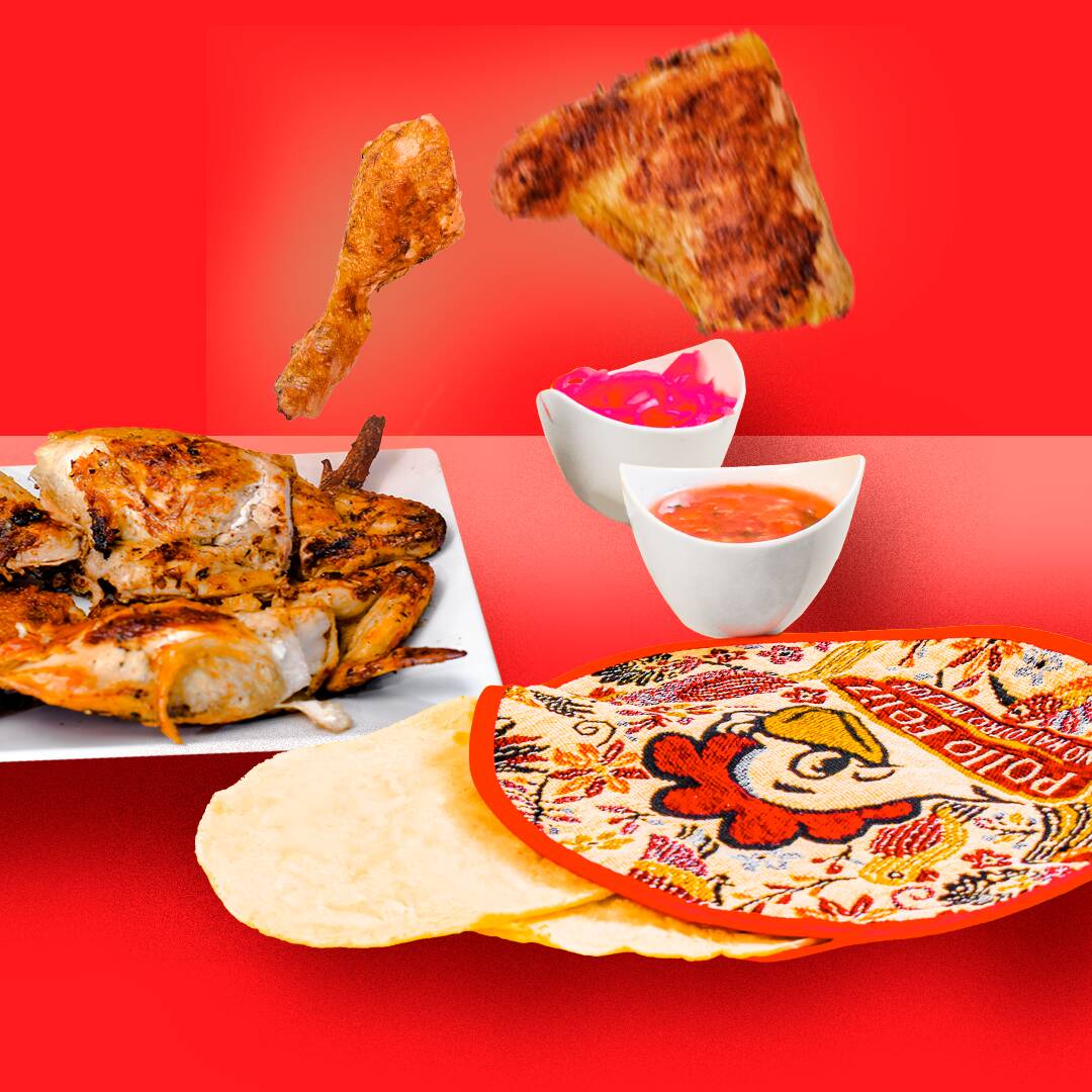 1/2 Pollo + 2 Piezas Extra