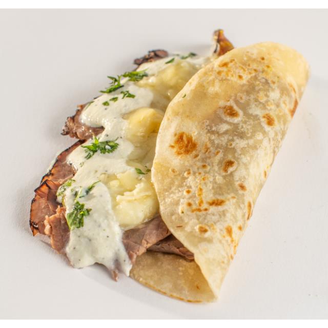 TACO ARABE CON QUESO