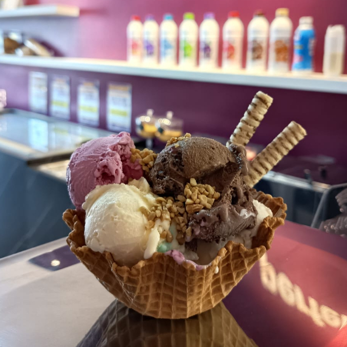 4 bolas de sorvete (300ml)